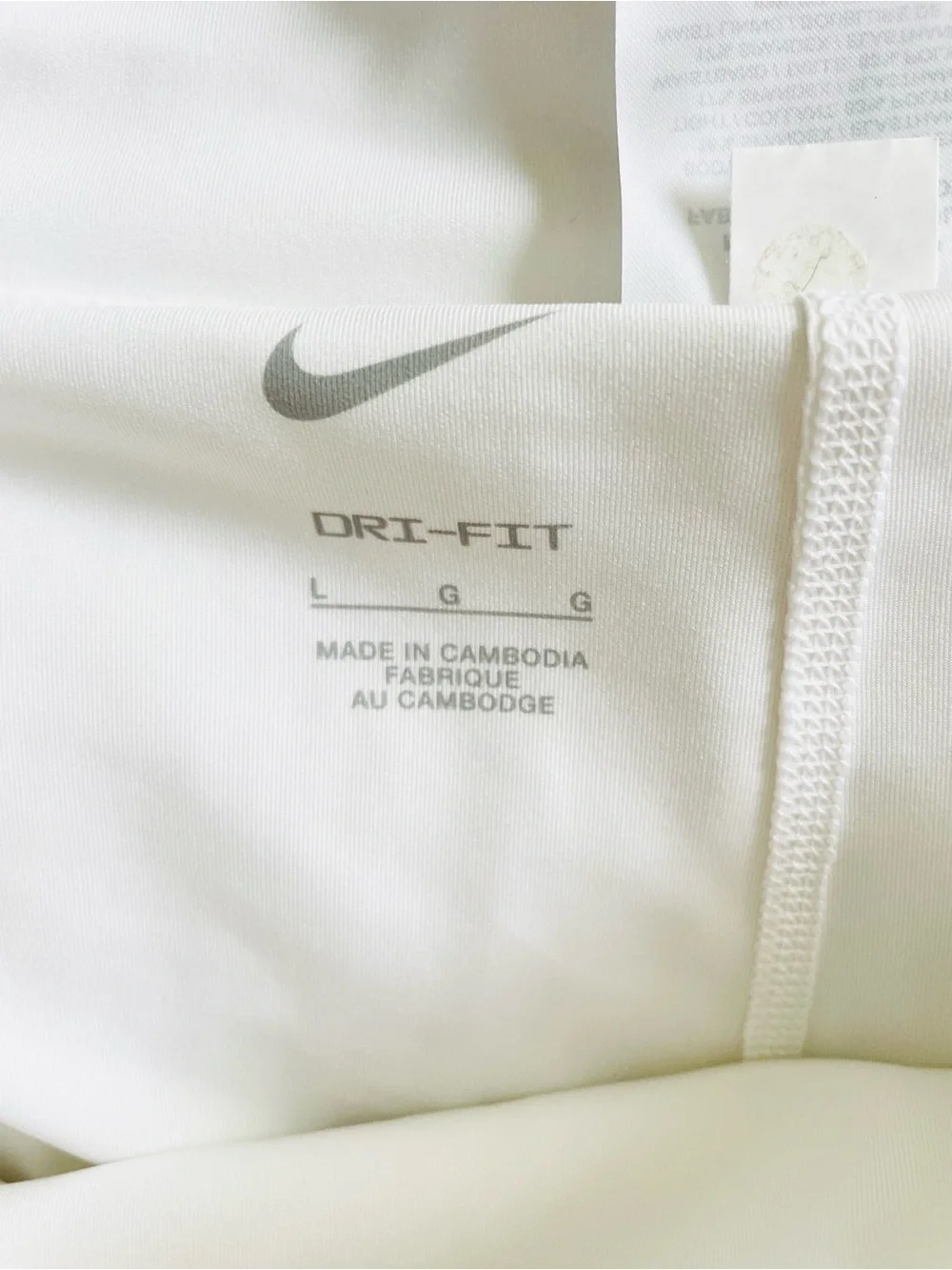 Nike LARGE Ace pleated high rise shortie liner golf shorts